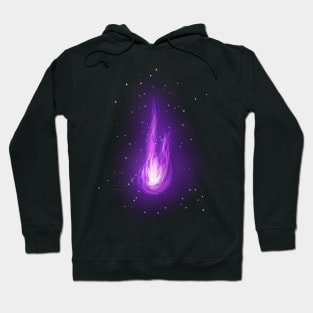 Purple fire Hoodie